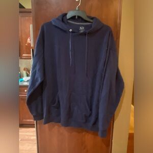 Fruit of the Loom Navy Blue Pullover Hoodie
